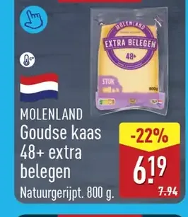 MOLENLAND Goudse kaas 48+ extra belegen