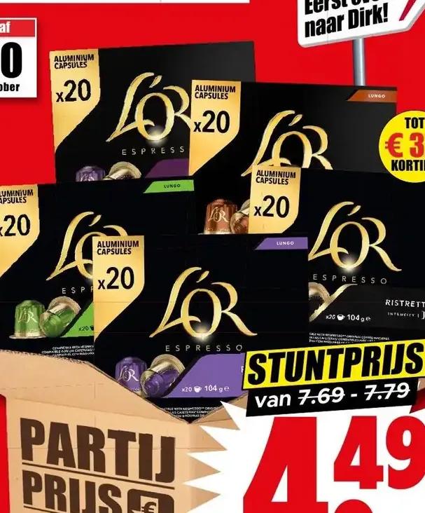 L'OR koffiecups