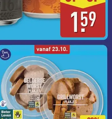 Gelderse worst of grillworst 175 g.