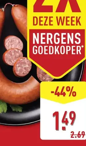 Slagersrookworst
