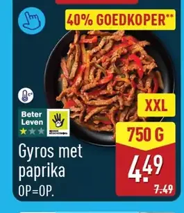 Gyros met paprika